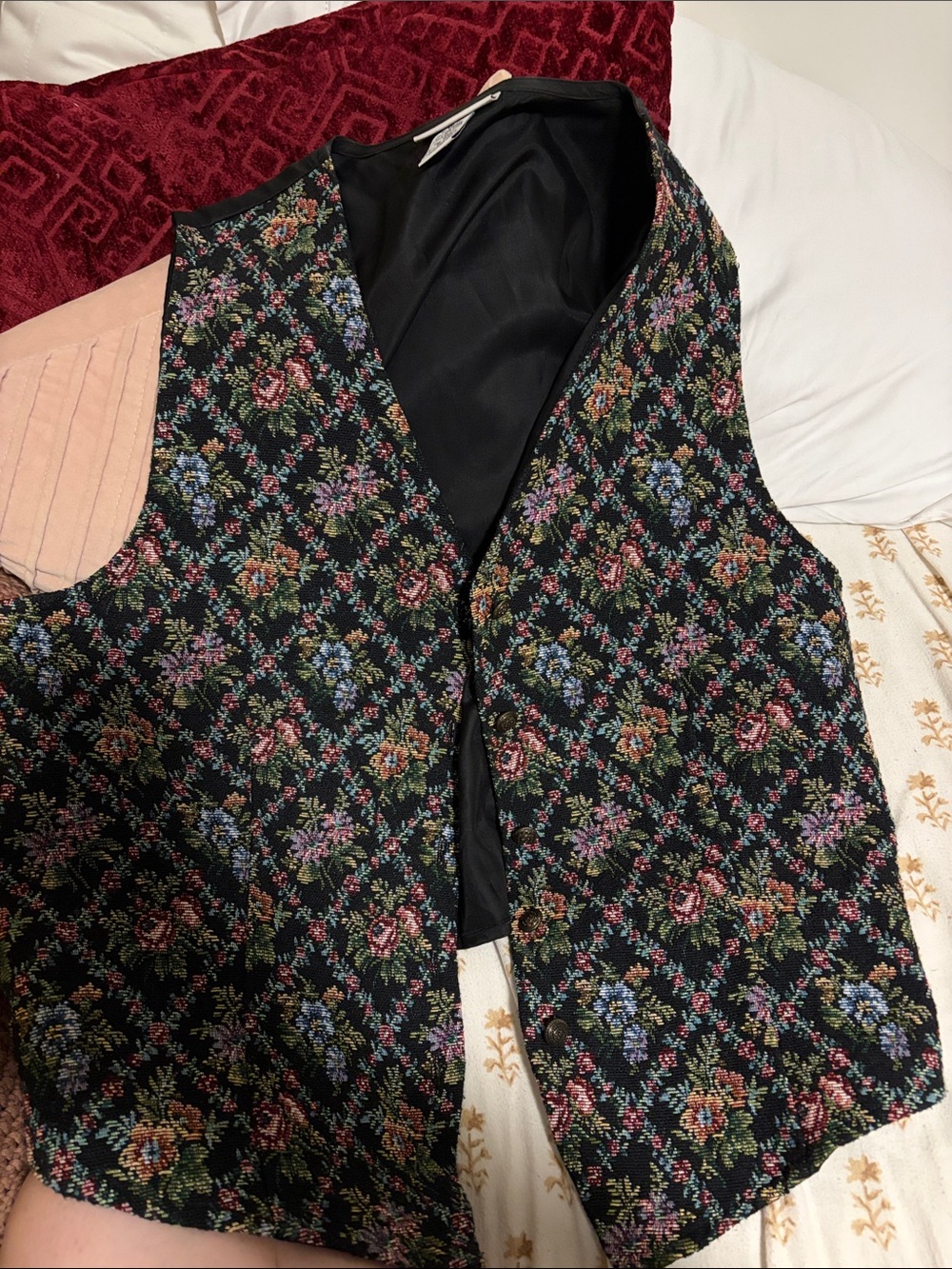 Vintage White Stag Vest